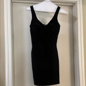 Black Sleeveless Bodycon Dress - Brand:
